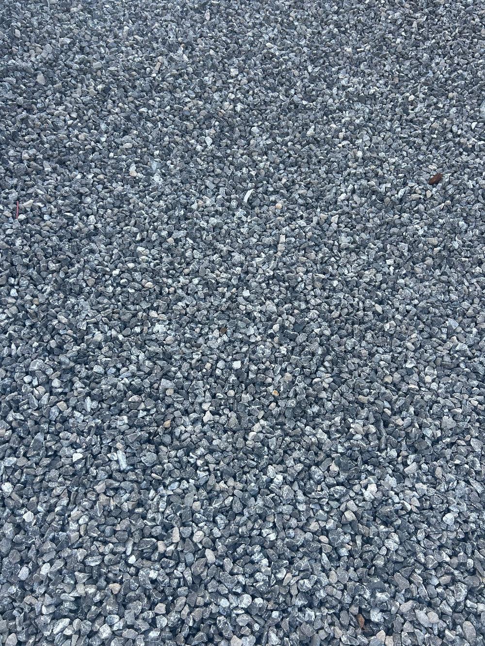 Alpensplitt Grau-Anthrazit | 16mm - 22mm | Weiß Geaddert - M2Granit