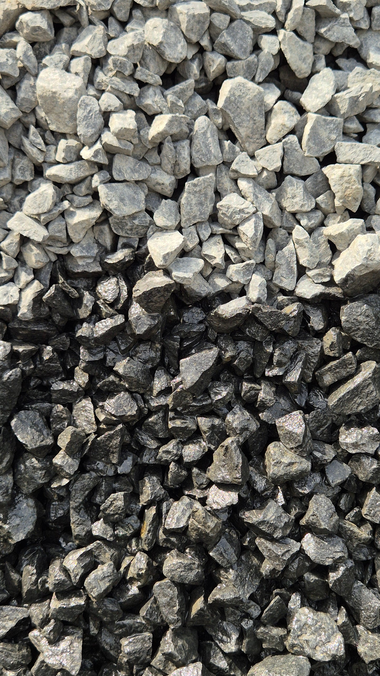 Basaltsplitt | 8mm - 16mm | schwarz - M2Granit