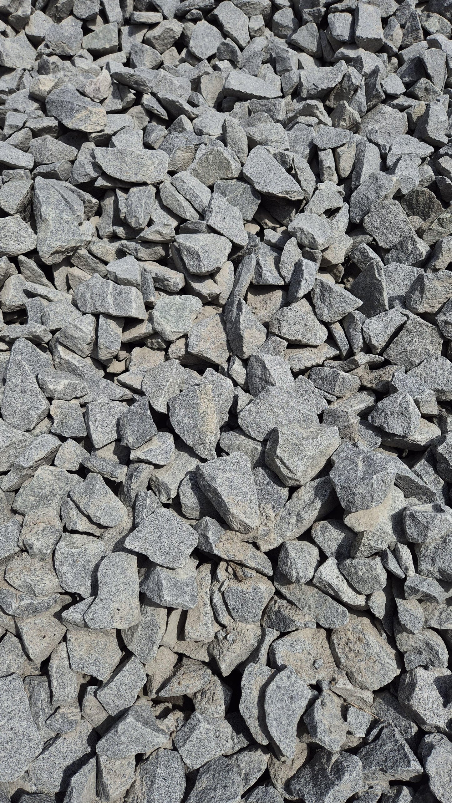 Granitschroppen feinkörnig | 60mm - 150mm | Hellgrau - M2Granit