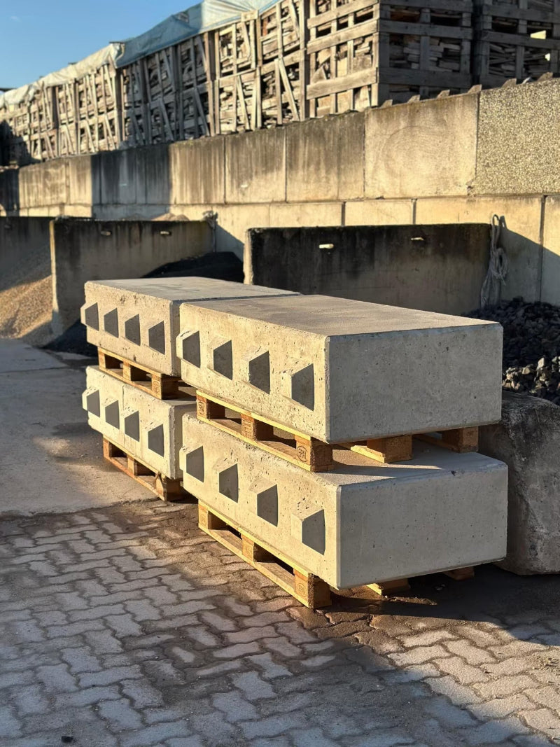 Legosteine aus Beton / Boxensteine / Betonblöcke - M2Granit