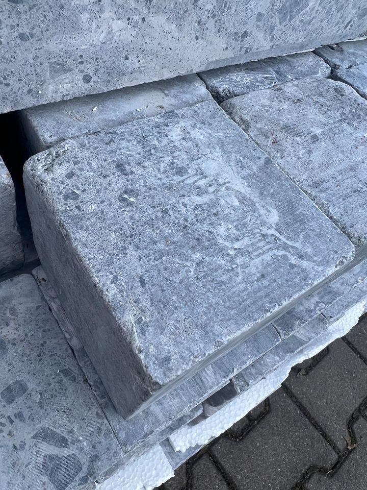 Pflastersteine aus Kalkstein/Dolomit |10x10x7,5 | Silver Grey - M2Granit