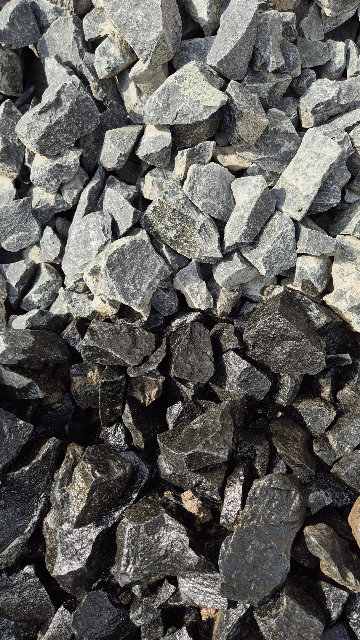 Basaltschroppen | 32mm - 54mm | schwarz - M2Granit