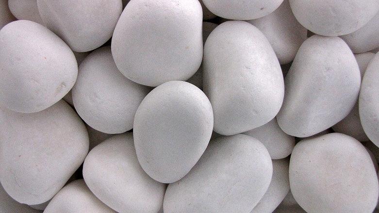 Kiesel aus Dolomit in Schneeweiß | 1-6cm - M2Granit