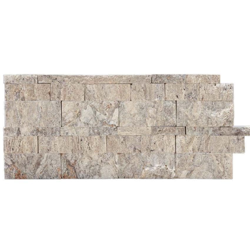 Mauersteine aus Travertin - 7.5x18-20x20-50cm Silver - M2Granit