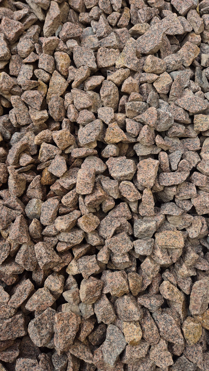 Granit-Splitt-Rot/Braun-16-22mm-porbhyrähnlich