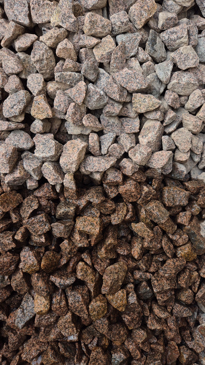 Granit-Splitt-Rot/Braun-16-22mm