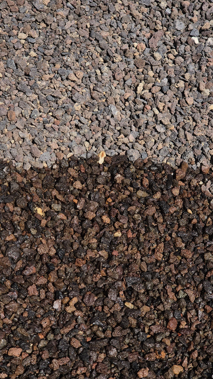 Lavasplitt Rot/braun | 2mm - 8mm - M2Granit