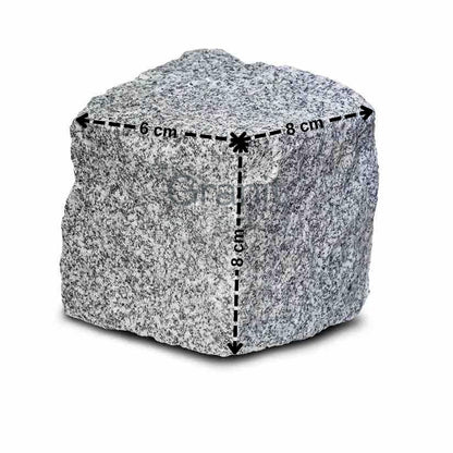 Pflastersteine aus Granit | 6x8x8 | allseits gespalten - M2Granit