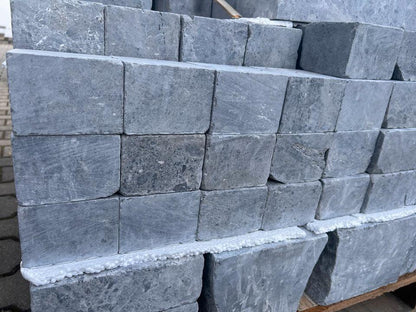 Pflastersteine aus Kalkstein/Dolomit |10x10x7,5 | Silver Grey - M2Granit