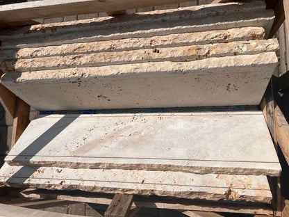 Abdeckplatten aus Travertin - 100x26x4 -Assos - M2Granit