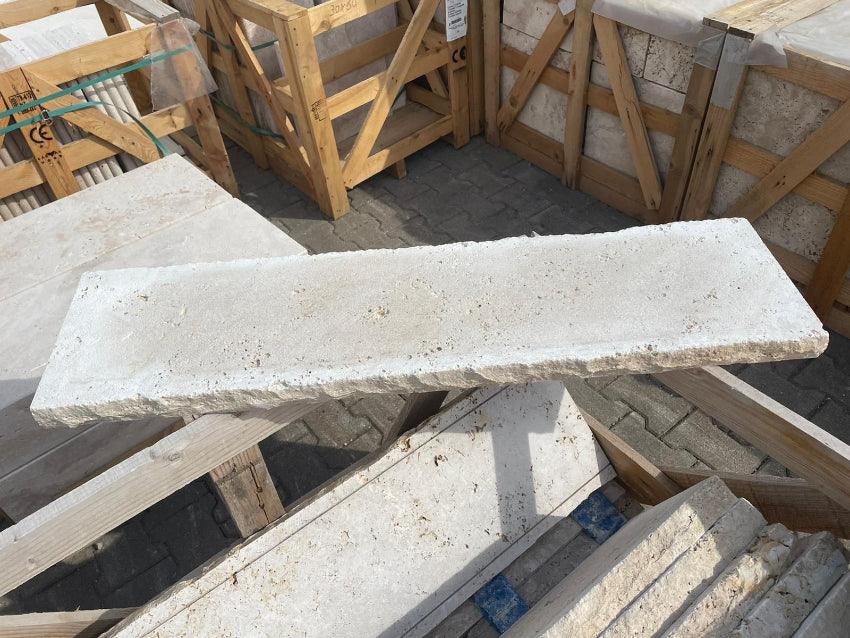 Abdeckplatten aus Travertin - 100x26x4 -Assos - M2Granit