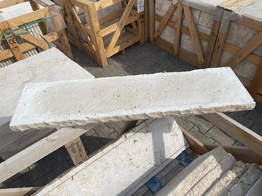 Abdeckplatten aus Travertin - 100x26x4 -Assos - M2Granit