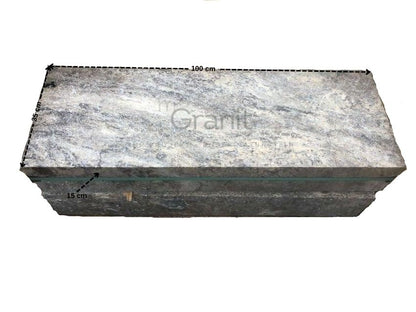 Blockstufen aus Travertin Silver -15x35x100cm - M2Granit