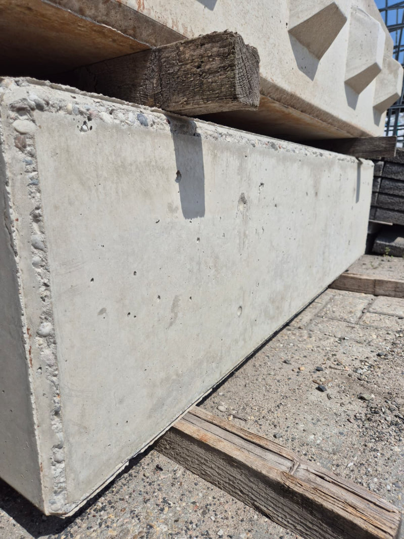 Beton Boxensteine Grau – m2Granit – Nahaufnahme der Seitenfläche