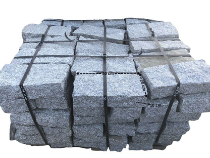 Mauersteine aus Granit | allseits gespalten | 10x20x40 - M2Granit