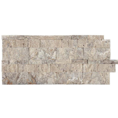 Travertin Mauersteine Silver