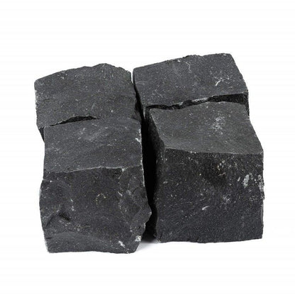 Basalt Pflastersteine Anthrazit, gespalten – m2Granit – Einzelansicht