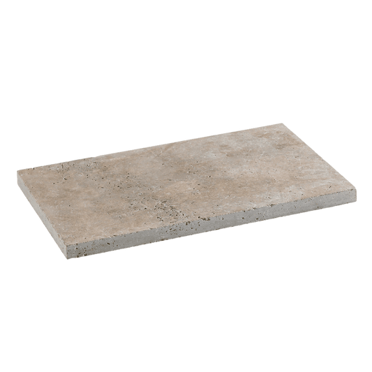 Travertin Terrassenplatten Noce Braun – m2Granit – Einzelansicht